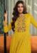 Picture of Appealing Georgette Golden Rod Anarkali Salwar Kameez