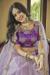 Picture of Gorgeous Silk Violet Lehenga Choli
