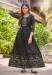 Picture of Ravishing Rayon Black Readymade Gown