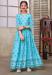 Picture of Splendid Rayon Sky Blue Kids Gown