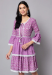 Picture of Splendid Cotton Rosy Brown Western Dress