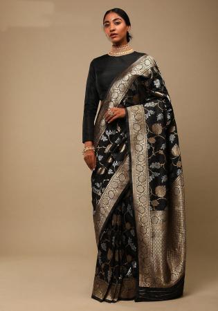 Picture of Admirable Silk Black Saree