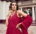 Picture of Marvelous Georgette Dark Red Party Wear Gown