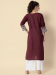 Picture of Graceful Cotton Dark Olive Green Kurtis & Tunic