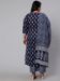Picture of Alluring Cotton Navy Blue Readymade Salwar Kameez