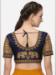 Picture of Comely Silk Navy Blue Designer Blouse