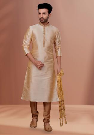 Picture of Radiant Cotton Rosy Brown Kurtas