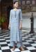 Picture of Comely Crepe Light Steel Blue Kurtis & Tunic