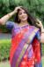 Picture of Well Formed Silk Crimson Saree