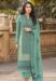 Picture of Synthetic Dark Sea Green Straight Cut Salwar Kameez