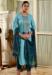 Picture of Comely Cotton Cadet Blue Readymade Salwar Kameez