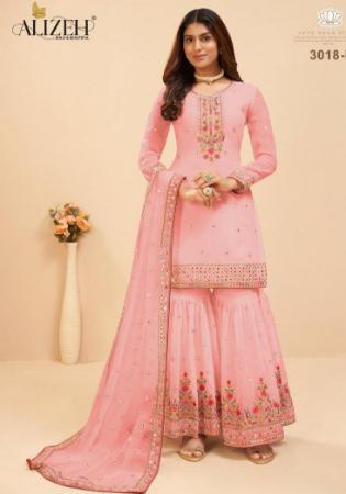 Picture of Classy Georgette Wheat Straight Cut Salwar Kameez