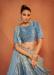 Picture of Statuesque Synthetic Cadet Blue Lehenga Choli