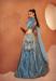 Picture of Statuesque Synthetic Cadet Blue Lehenga Choli