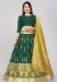 Picture of Magnificent Silk Forest Green Lehenga Choli