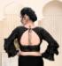 Picture of Ideal Silk Black Designer Blouse