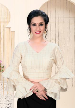 Picture of Charming Silk White Designer Blouse