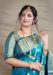 Picture of Lovely Silk Teal Saree