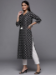 Picture of Alluring Cotton & Silk Black Kurtis And Tunic