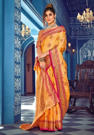 Picture of Bewitching Silk Sandy Brown Saree