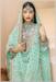 Picture of Georgette Powder Blue Straight Cut Salwar Kameez