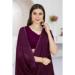 Picture of Bewitching Georgette Saddle Brown Saree