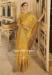 Picture of Charming Silk & Organza Golden Rod Saree