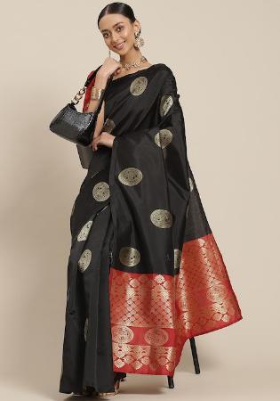 Picture of Splendid Silk Black Saree
