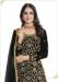 Picture of Alluring Silk Black Straight Cut Salwar Kameez