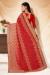 Picture of Lovely Georgette Dark Red Saree