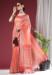 Picture of Excellent Silk & Organza Light Coral Saree