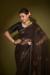 Picture of Well Formed Georgette Black Saree