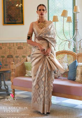 Picture of Magnificent Silk Rosy Brown Saree