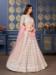 Picture of Well Formed Georgette Silver Lehenga Choli