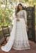Picture of Bewitching Georgette Off White Anarkali Salwar Kameez