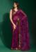 Picture of Enticing Georgette Saddle Brown Saree
