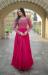 Picture of Graceful Georgette Medium Violet Red Readymade Gown