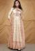 Picture of Comely Silk Off White Readymade Gown