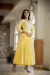 Picture of Marvelous Cotton Burly Wood Readymade Gown
