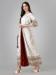 Picture of Beautiful Rayon Off White Readymade Gown