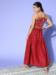 Picture of Sightly Crepe & Georgette Maroon Readymade Gown