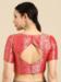 Picture of Fascinating Silk Indian Red Designer Blouse