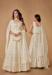 Picture of Ravishing Georgette White Readymade Gown