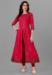 Picture of Graceful Rayon Light Coral Readymade Gown