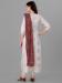 Picture of Excellent Rayon White Readymade Gown