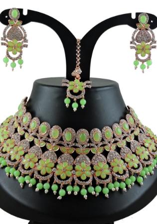 Picture of Appealing Dark Olive Green Necklace Set
