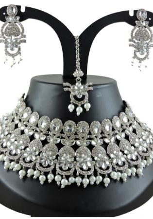 Picture of Good Looking Dark Grey Necklace Set