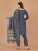 Picture of Good Looking Cotton Slate Grey Straight Cut Salwar Kameez
