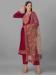 Picture of Shapely Silk Maroon Straight Cut Salwar Kameez