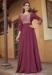 Picture of Lovely Georgette Brown Readymade Gown